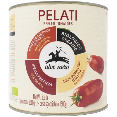 ALCE NERO Tomates enlatados orgánicos - 2,5 kg ALCE NERO Tomates enlatados orgánicos - 2,5 kg