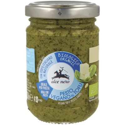 ALCE NERO Veganes Basilikum-Pesto mit Tofu - Pesto ALCE NERO Veganes Basilikum-Pesto mit Tofu - Pesto
