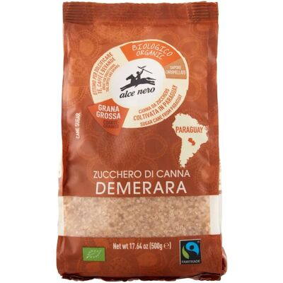 Zucchero Demerara Biologico Alce Nero - 500g Zucchero Demerara Biologico Alce Nero - 500g