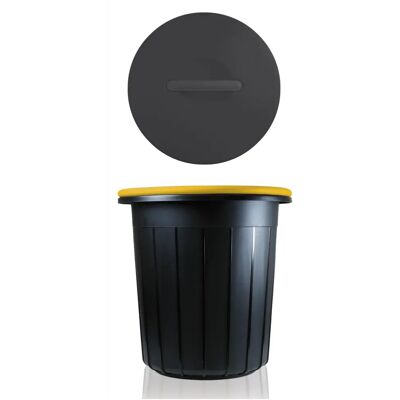 Giostyle Eco Solution - Poubelle avec couvercle - 16L - Jaune - Publicité Giostyle Eco Solution - Poubelle avec couvercle - 16L - Jaune - Publicité
