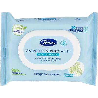 Salviette Struccanti Venus PN 20 pezzi Salviette Struccanti Venus PN 20 pezzi