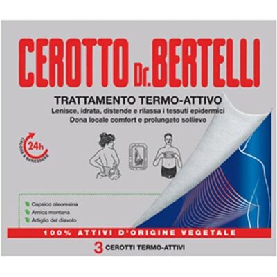 Cerotto Termo-attivo Bertelli - Sollievo Dolore Cerotto Termo-attivo Bertelli - Sollievo Dolore