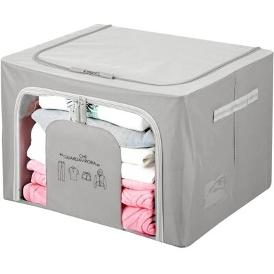 Kasanova Boîte de Rangement 50x40x33 cm Fermeture Double - Boîte de Rangement Kasanova Boîte de Rangement 50x40x33 cm Fermeture Double - Boîte de Rangement