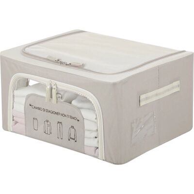 Kasanova - Scatola armadio 40x20x30 cm - tortora - Wardrobe box Kasanova - Scatola armadio 40x20x30 cm - tortora - Wardrobe box