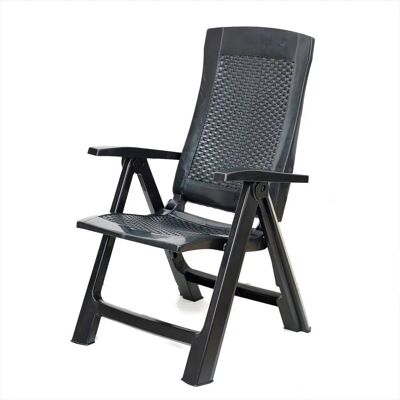 Sedia da Campeggio Pieghevole Antracite di ProGarden - Arredo Esterno Sedia da Campeggio Pieghevole Antracite di ProGarden - Arredo Esterno