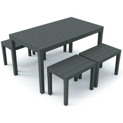 ALTRI - Set da giardino mobili esterni - 1 tavolo 4 panche - Design italiano ALTRI - Set da giardino mobili esterni - 1 tavolo 4 panche - Design italiano