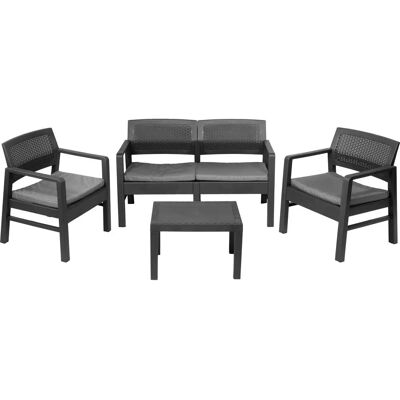 Conjunto de Muebles de Jardín Altri Carpi - 4 Piezas en Ratán Conjunto de Muebles de Jardín Altri Carpi - 4 Piezas en Ratán