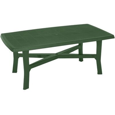 Mesa de exterior verde Ipae Progarden - Senna - Resistente a UV - 180x100cm Mesa de exterior verde Ipae Progarden - Senna - Resistente a UV - 180x100cm