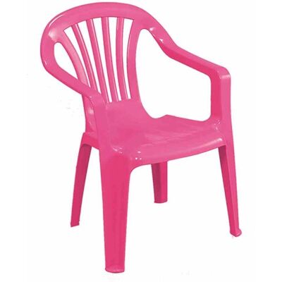 Chaise pour enfants rose Fornord - Empilable intérieur extérieur - Publicité Chaise pour enfants rose Fornord - Empilable intérieur extérieur - Publicité