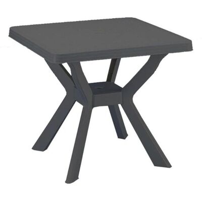 Mesa cuadrada Nilo Antracita de Progarden - Muebles de jardín Mesa cuadrada Nilo Antracita de Progarden - Muebles de jardín
