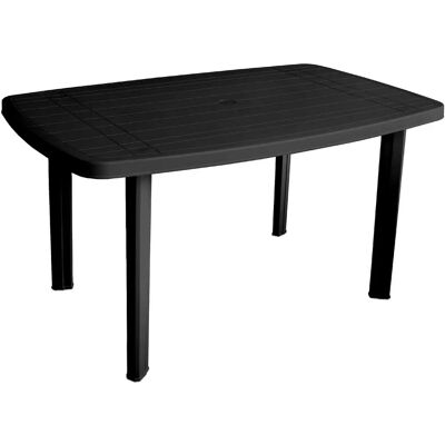 Mesa de jardín de resina Faro Progarden - Resistente al exterior 137x85 cm Mesa de jardín de resina Faro Progarden - Resistente al exterior 137x85 cm