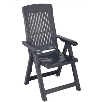 Progarden - Silla de jardín de resina de alta calidad - Reclinable, Plegable, 4 Posiciones Progarden - Silla de jardín de resina de alta calidad - Reclinable, Plegable, 4 Posiciones
