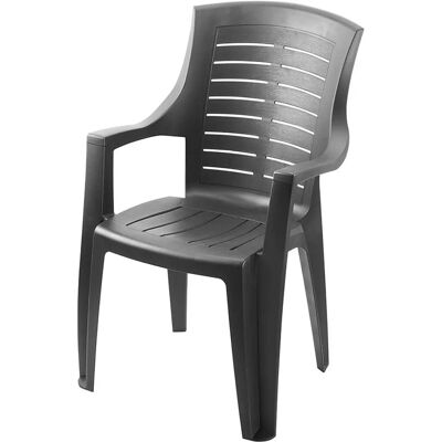 Silla de jardín Talia Anthracita - Silla de jardín Silla de jardín Talia Anthracita - Silla de jardín