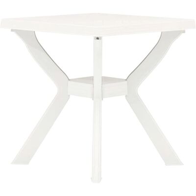 Mesa Reno Blanca 70x70cm de Progarden - Cuadrada, Resistente a UV, Fácil de montar Mesa Reno Blanca 70x70cm de Progarden - Cuadrada, Resistente a UV, Fácil de montar