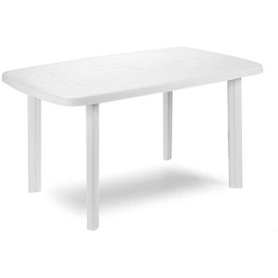 Table d'appoint en résine blanche Ipae-Progarden - Table d'appoint - Publicité Table d'appoint en résine blanche Ipae-Progarden - Table d'appoint - Publicité