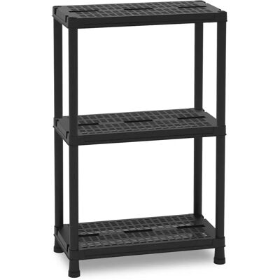 Étagère en résine Toomax - 3 niveaux - 60x30x96cm - Intérieur/Extérieur - Publicité Étagère en résine Toomax - 3 niveaux - 60x30x96cm - Intérieur/Extérieur - Publicité