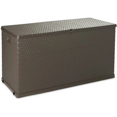 Toomax Multibox Rattan 420 L - marron - Publicité Toomax Multibox Rattan 420 L - marron - Publicité