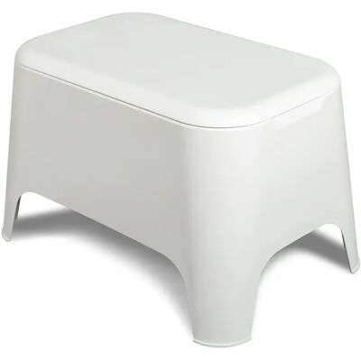 TOOMAX Table de rangement en résine - 59x39x36cm Blanc - Publicité TOOMAX Table de rangement en résine - 59x39x36cm Blanc - Publicité