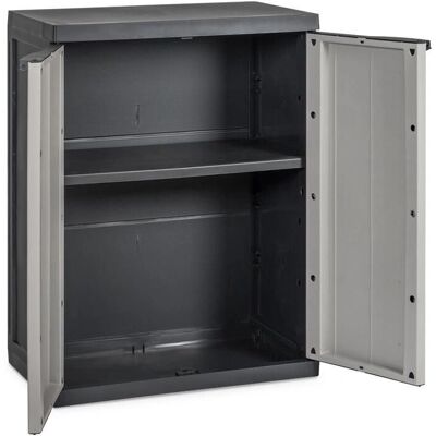 Toomax - Armoire compacte à 2 portes - Plastique résistant aux UV - Publicité Toomax - Armoire compacte à 2 portes - Plastique résistant aux UV - Publicité