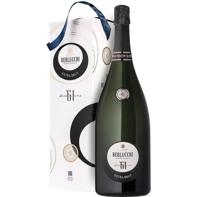 Berlucchi '61 Franciacorta DOCG Extra Brut Magnum - Confezione Regalo Berlucchi '61 Franciacorta DOCG Extra Brut Magnum - Confezione Regalo