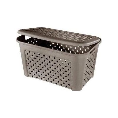 Cesta de ropa Arianna de Tontarelli - 45L Rectangular Polipropileno - Hecho en Italia Cesta de ropa Arianna de Tontarelli - 45L Rectangular Polipropileno - Hecho en Italia
