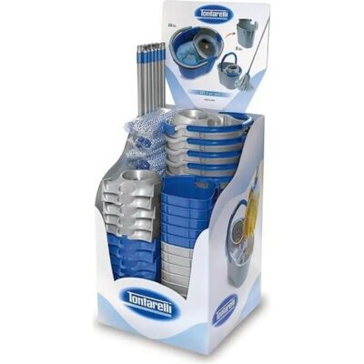 Kit di Pulizia Blu Tontarelli - Secchio 16L e Accessori Kit di Pulizia Blu Tontarelli - Secchio 16L e Accessori