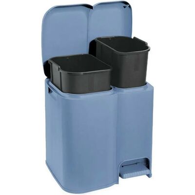 Contenitore doppio per riciclaggio Tontarelli Patty2 - 39x32,5x41 cm Contenitore doppio per riciclaggio Tontarelli Patty2 - 39x32,5x41 cm