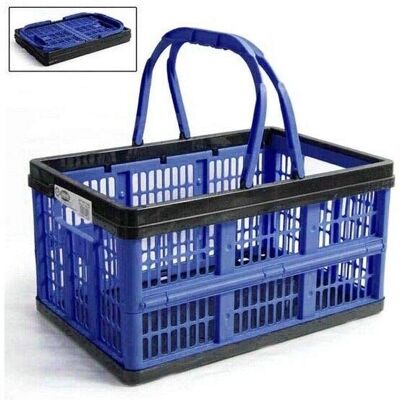 Tontarelli Faltbare Aufbewahrungsbox - 16 L - Blau Tontarelli Faltbare Aufbewahrungsbox - 16 L - Blau