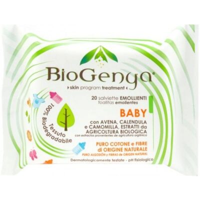 Diva International SRL BioGenya Salviette Baby Cotone Biologico Emollienti Naturali Diva International SRL BioGenya Salviette Baby Cotone Biologico Emollienti Naturali