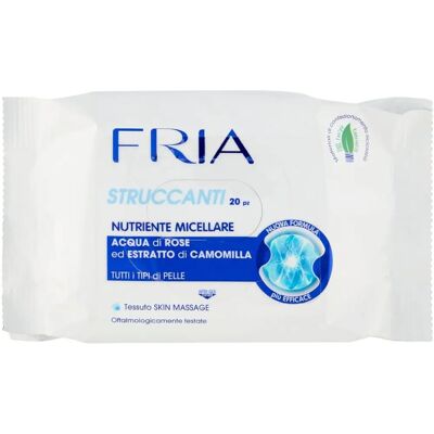Salviette Struccanti Micellari Fria - 20 pezzi Salviette Struccanti Micellari Fria - 20 pezzi