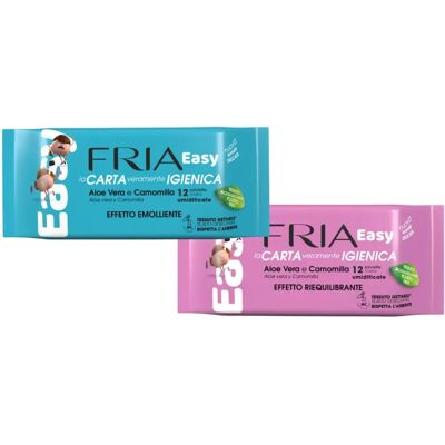 DIVA INTERNATIONAL Srl - Fria Easy Carta Igiene - Sensibile & Aloe - 12 Salviette DIVA INTERNATIONAL Srl - Fria Easy Carta Igiene - Sensibile & Aloe - 12 Salviette