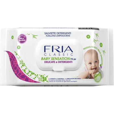 Fria Baby Sensation Toallas Húmedas - Anti-Enrojecimiento - 72 Unidades Fria Baby Sensation Toallas Húmedas - Anti-Enrojecimiento - 72 Unidades