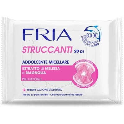 FRIA Salviette Struccanti con Acqua Micellare per Pelli Sensibili FRIA Salviette Struccanti con Acqua Micellare per Pelli Sensibili
