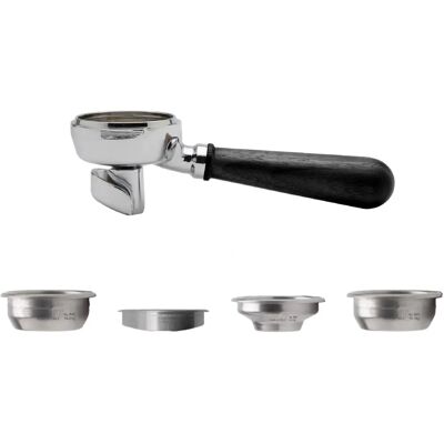 Lelit Portafilter - 58mm, Black Walnut Handle - Portafilter Lelit Portafilter - 58mm, Black Walnut Handle - Portafilter