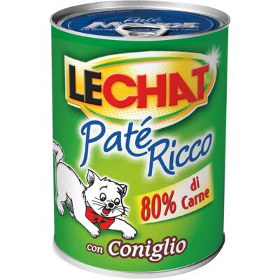 Lechat Paté di Coniglio per Gatti - 400g - Cibo per gatti Lechat Paté di Coniglio per Gatti - 400g - Cibo per gatti