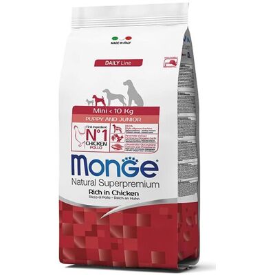 Cibo per cani Monge - Pollo per cuccioli mini 800g Cibo per cani Monge - Pollo per cuccioli mini 800g
