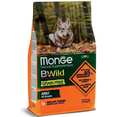 Cibo secco Monge con Anatra Grain Free - Tutte le razze Cibo secco Monge con Anatra Grain Free - Tutte le razze