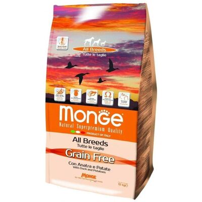 Monge Model 12kg Karma dla psa bez zbóż - Wszystkie rasy Monge Model 12kg Karma dla psa bez zbóż - Wszystkie rasy