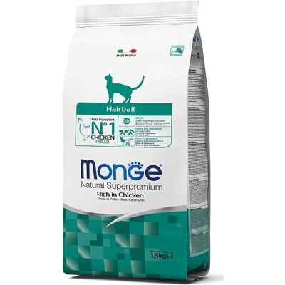 Monge 8009470005234 Cibo per gatti - Pollo adulto, 1,5kg Monge 8009470005234 Cibo per gatti - Pollo adulto, 1,5kg