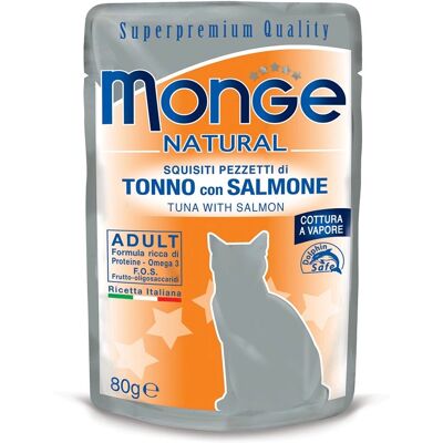 Monge Modello 8009470006897 Cibo per Gatti - Tonno & Salmone, 80g Monge Modello 8009470006897 Cibo per Gatti - Tonno & Salmone, 80g