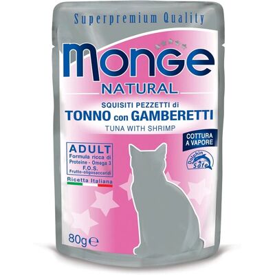 Monge Natural Tonno e Gamberetti - Cibo per Gatti Monge Natural Tonno e Gamberetti - Cibo per Gatti