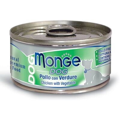 Monge Dog Natural Qualità Pollo con Verdure 95g - Cibo per cani Monge Dog Natural Qualità Pollo con Verdure 95g - Cibo per cani