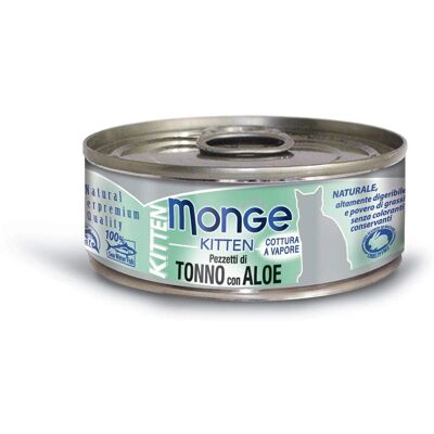 Monge Marche Cibo Umido Gatto Gattino Tonno Aloe - 80g Monge Marche Cibo Umido Gatto Gattino Tonno Aloe - 80g