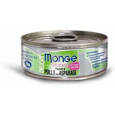 Monge Hähnchen & Spargel Katzenfutter - 80g Monge Hähnchen & Spargel Katzenfutter - 80g