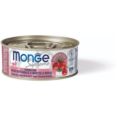 Monge Supreme Cibo Gatto Tonno Riso Mirtilli Monge Supreme Cibo Gatto Tonno Riso Mirtilli
