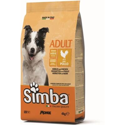 Nourriture pour Chien Simba au Poulet - 4kg - Toutes races - Publicité Nourriture pour Chien Simba au Poulet - 4kg - Toutes races - Publicité