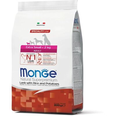 Monge Natural Superpremium Agnello Riso e Patate 800 g - Cibo per cani Monge Natural Superpremium Agnello Riso e Patate 800 g - Cibo per cani