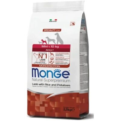 Monge Mini Bárány kutyaeledel - Teljes és Természetes Monge Mini Bárány kutyaeledel - Teljes és Természetes