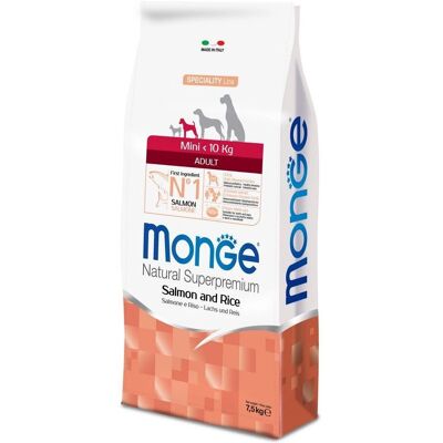 Cibo per cani adulti mini salmone e riso - 7,5 kg Cibo per cani adulti mini salmone e riso - 7,5 kg