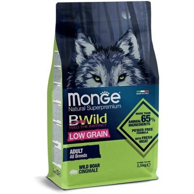 Monge Wild Low Grain Adult con Cinghiale - Cibo per cani Monge Wild Low Grain Adult con Cinghiale - Cibo per cani